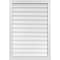Ekena Millwork Vertical Surface Mount PVC Gable Vent w/ 2"W x 2"H , Brickmould Sill Frame, 28"W x 40"H GVPVE28X4003SN - alternate 1